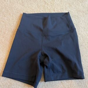 Lululemon Athletica Navy Bike Shorts